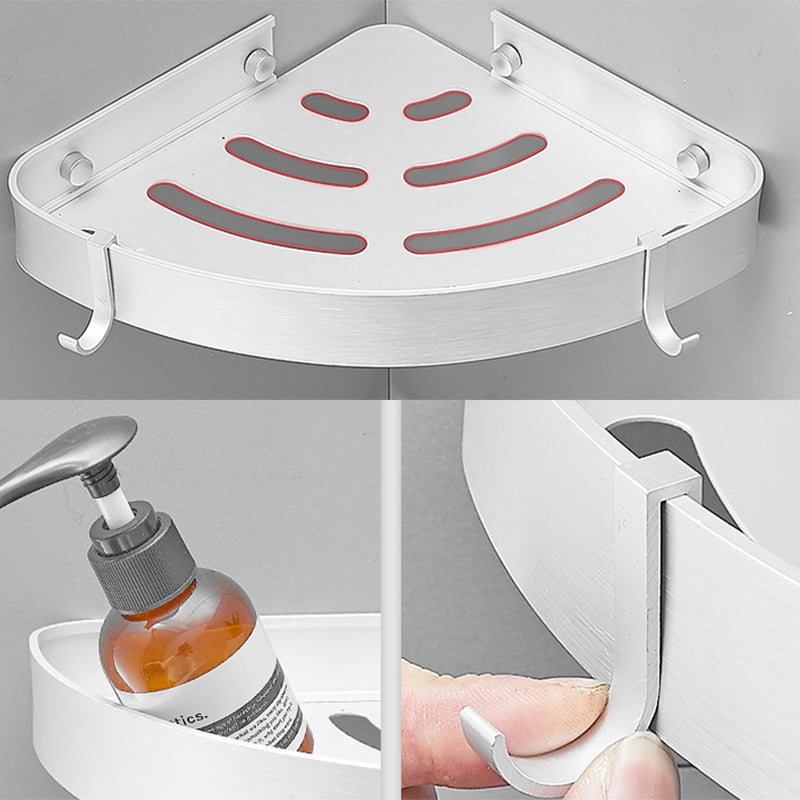 Modern Bathroom Accessories Hardware Set White Metal Bathroom Accessories Kit