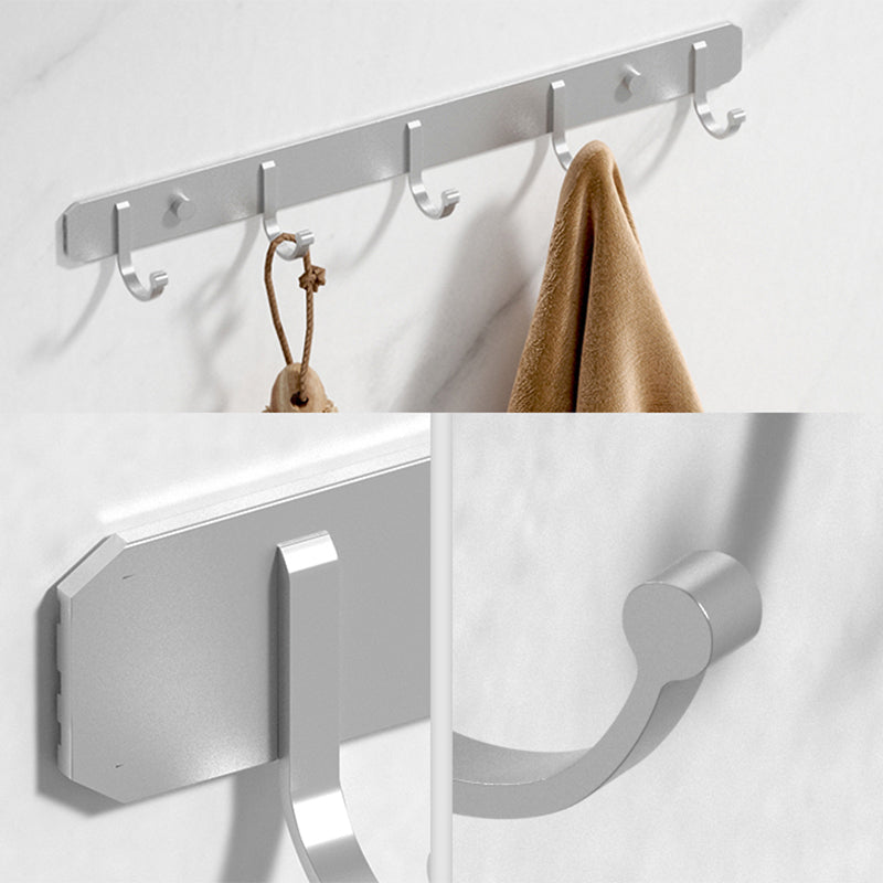 Modern Bathroom Accessories Hardware Set White Metal Bathroom Accessories Kit