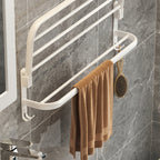 Modern Bathroom Hardware Set White Metal Bathroom Accessories Set