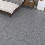 Fabric Look Plastic Floor Square Edge Waterproof Floor Tile