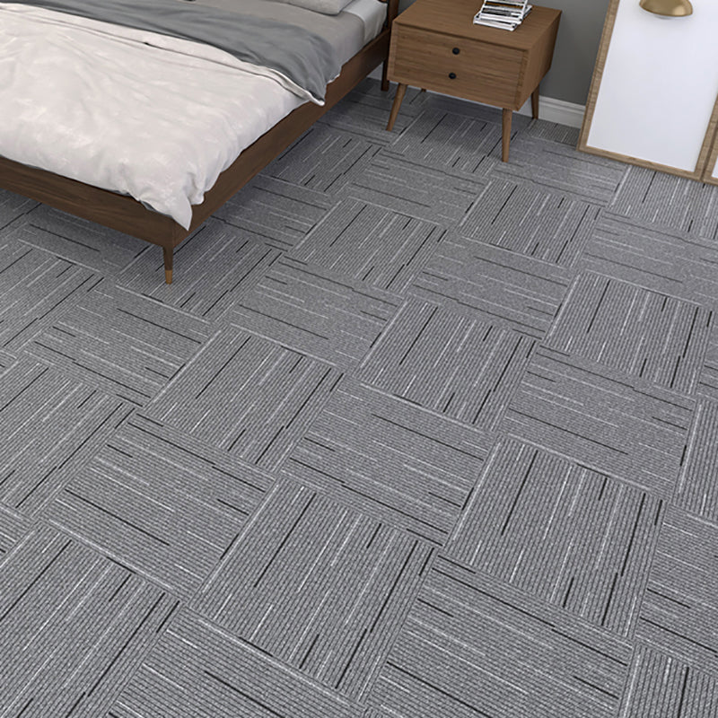 Fabric Look Plastic Floor Square Edge Waterproof Floor Tile