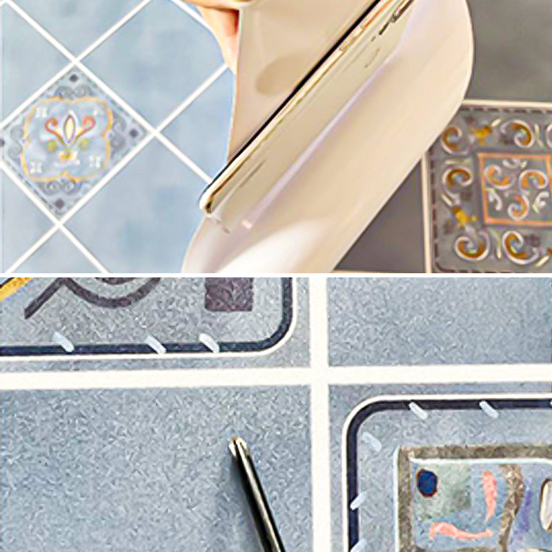 Modern Peel-and-Stick Backsplash Wall Tiles made of Plastic Mosaic Tile Wallpaper for the Kitchen