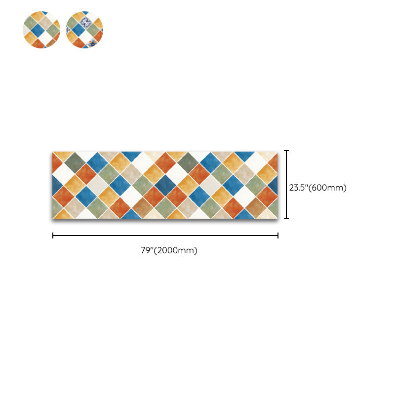 Modern Peel-and-Stick Backsplash Wall Tiles made of Plastic Mosaic Tile Wallpaper for the Kitchen