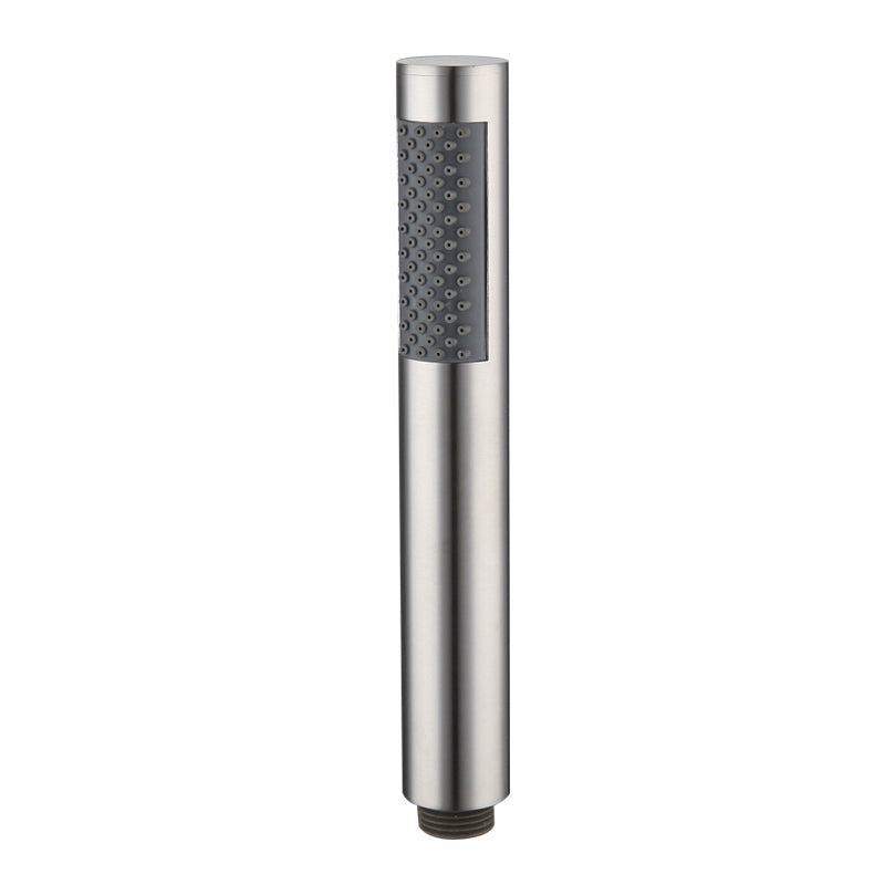 Cylindrical Hand Shower with Self-Cleaning Stainless Steel Wall Shower Head
