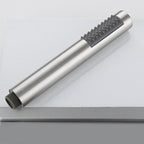 Cylindrical Hand Shower with Self-Cleaning Stainless Steel Wall Shower Head