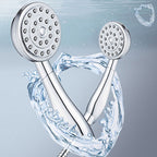 Contemporary Brass Round Hand Shower Water Filtration Shower Head