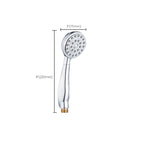 Contemporary Brass Round Hand Shower Water Filtration Shower Head