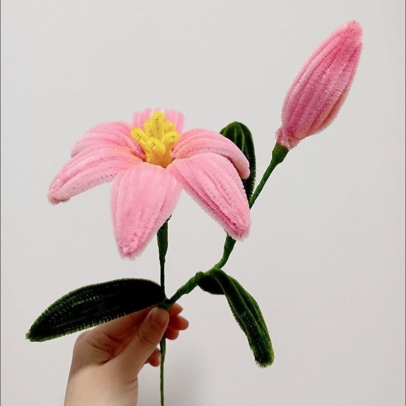 DIY Chenille Flower Kit