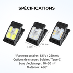 PowerBeam Solar-Clamps-Boost — Turn dark corners into a cozy oasis full of light and protection!