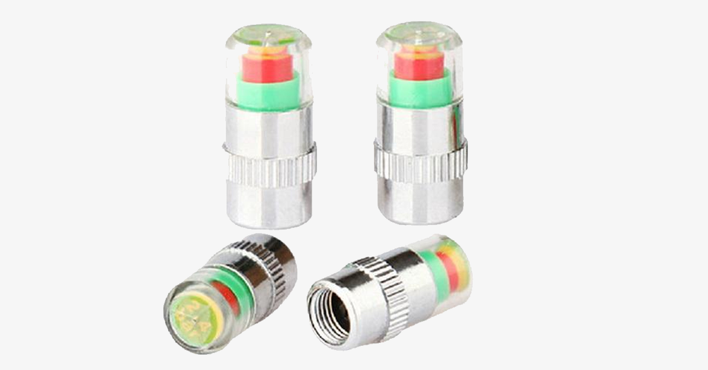 Practical Car Tire Pressure Monitors - Set of Four - Drive Safely!
