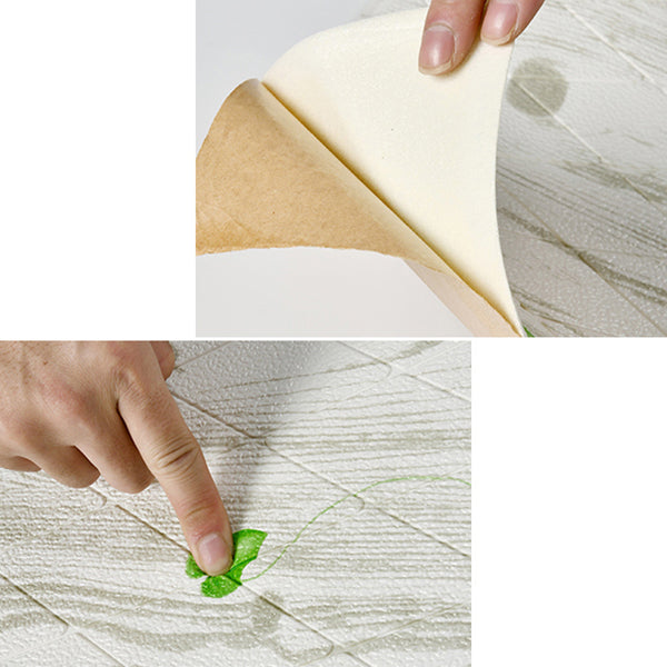 Plastic Wall Paneling Peel and Stick 3D Wall Paneling with waterproof