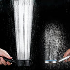 Modern round hand shower water-saving shower head made of stainless steel
