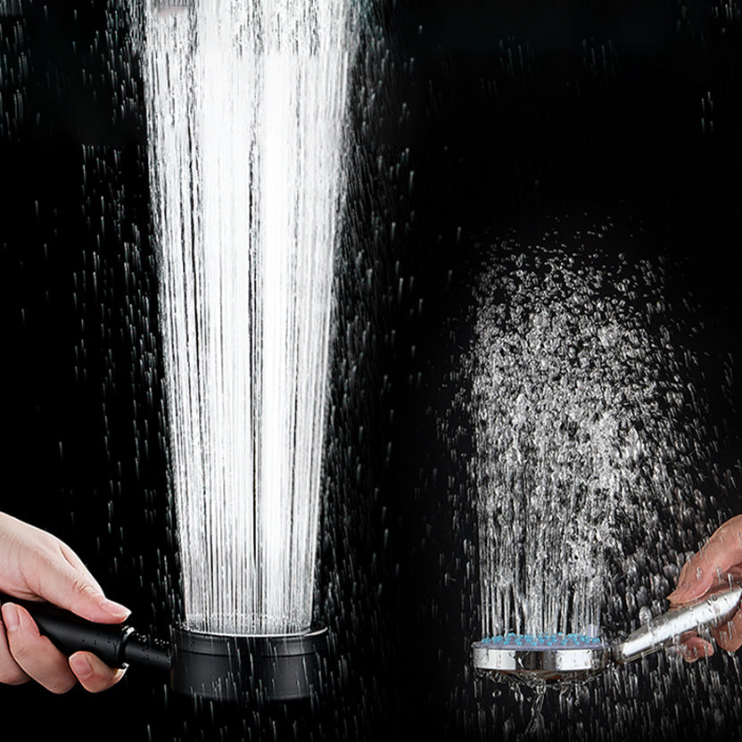 Modern round hand shower water-saving shower head made of stainless steel