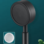 Modern round hand shower water-saving shower head made of stainless steel