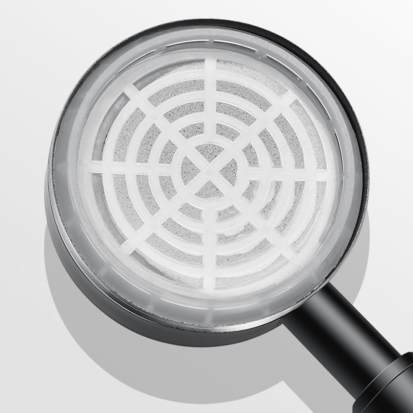 Modern round hand shower water-saving shower head made of stainless steel