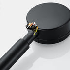 Modern round hand shower water-saving shower head made of stainless steel
