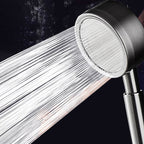 Round Hand Shower Water-Saving Shower Head Made of Stainless Steel