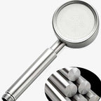 Round Hand Shower Water-Saving Shower Head Made of Stainless Steel