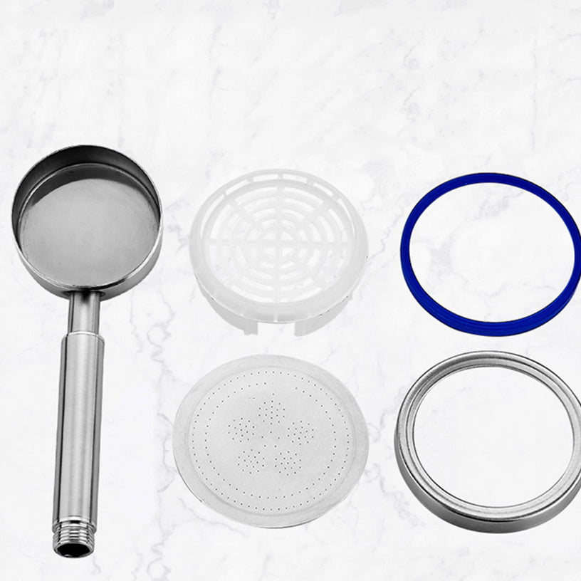 Round Hand Shower Water-Saving Shower Head Made of Stainless Steel