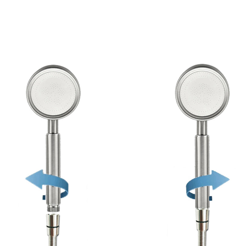 Round Hand Shower Water-Saving Shower Head Made of Stainless Steel