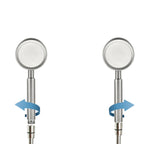 Round Hand Shower Water-Saving Shower Head Made of Stainless Steel
