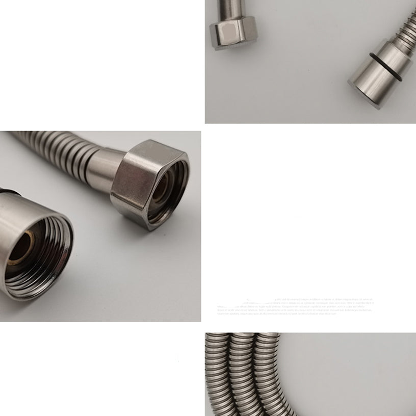 Round Hand Shower Water-Saving Shower Head Made of Stainless Steel