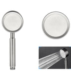Round Hand Shower Water-Saving Shower Head Made of Stainless Steel