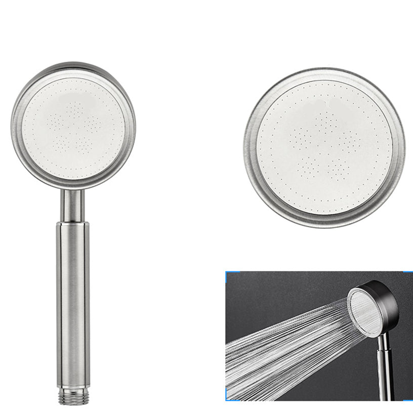Round Hand Shower Water-Saving Shower Head Made of Stainless Steel