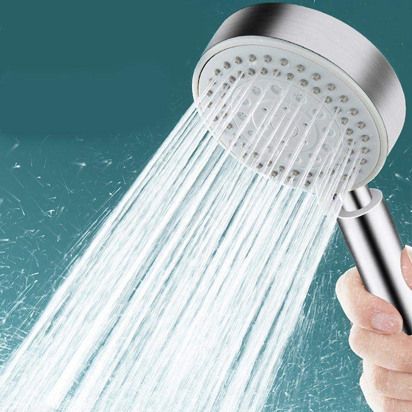 Stainless Steel Round Hand Shower Adjustable Spray Pattern Shower Head
