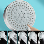 Stainless Steel Round Hand Shower Adjustable Spray Pattern Shower Head