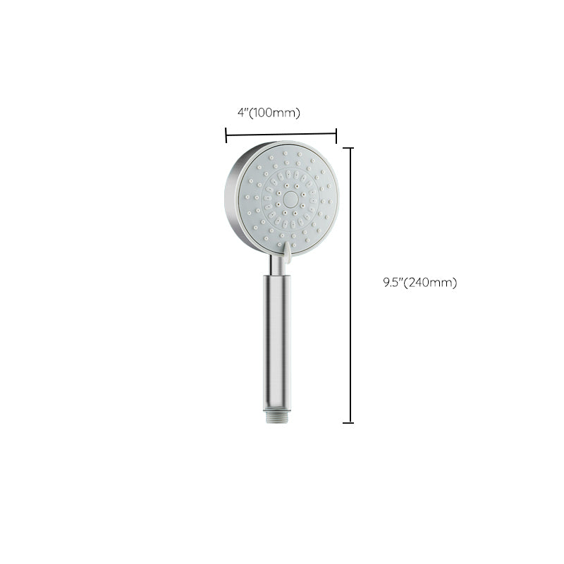 Stainless Steel Round Hand Shower Adjustable Spray Pattern Shower Head