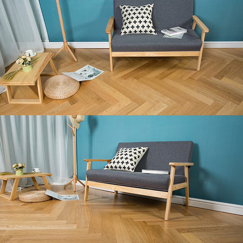 Traditional Wood Tiles Wire Brushed Parquet Click Lock Wood Floor Panels