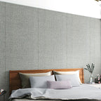 Contemporary Style Wall Panel Linen Living Space Peel and Stick Wall Covering