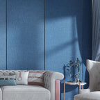 Contemporary Style Wall Panel Linen Living Space Peel and Stick Wall Covering