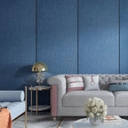 Contemporary Style Wall Panel Linen Living Space Peel and Stick Wall Covering