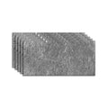 Modern Peel & Stick Subway Tiles PVC Wallpaper for Kitchen Backsplash