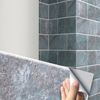 Modern Peel & Stick Subway Tiles PVC Wallpaper for Kitchen Backsplash