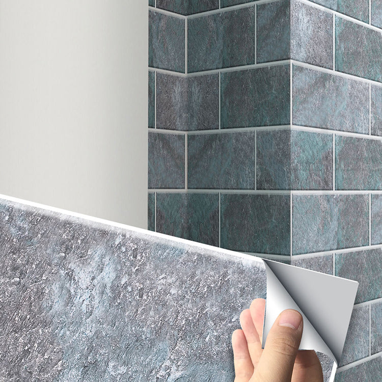 Modern Peel & Stick Subway Tiles PVC Wallpaper for Kitchen Backsplash