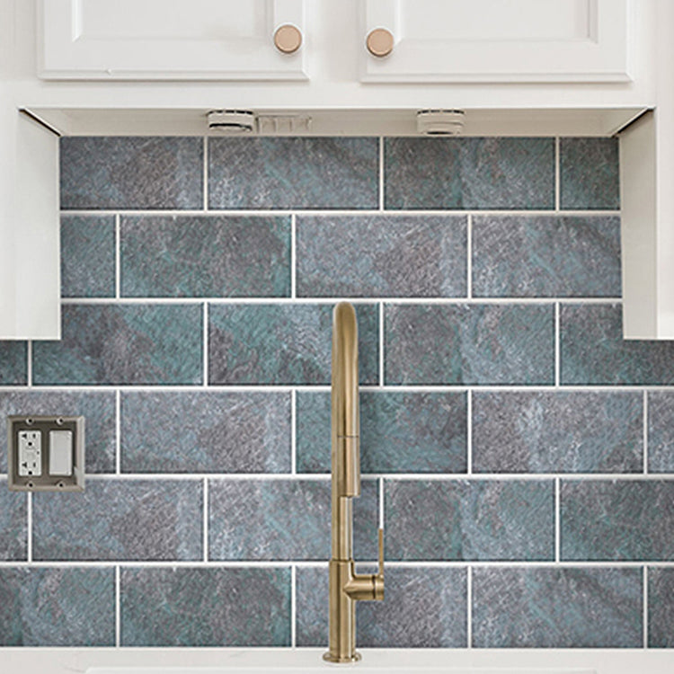 Modern Peel & Stick Subway Tiles PVC Wallpaper for Kitchen Backsplash