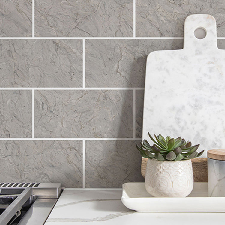 Modern Peel & Stick Subway Tiles PVC Wallpaper for Kitchen Backsplash