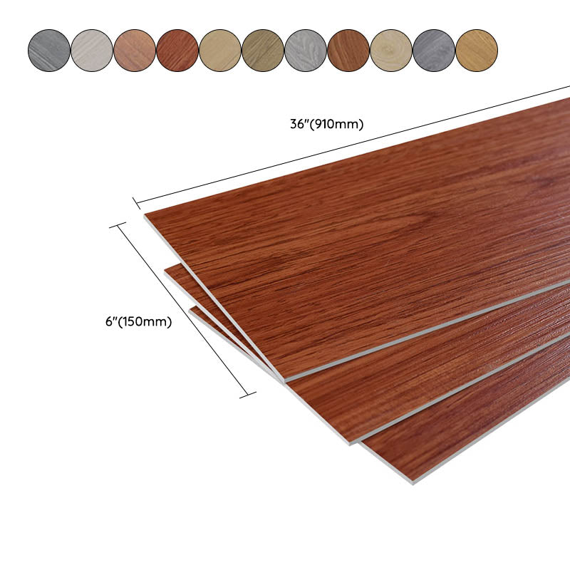 Waterproof PVC flooring fireproof self-adhesive wood look PVC flooring