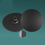 Modern rectangular shower head combo standard spray pattern with hand shower