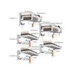 Metal Bathroom Hardware Set Adhesive Installation Bathroom Accessory Kit
