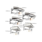Metal Bathroom Hardware Set Adhesive Installation Bathroom Accessories Kit