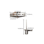 Metal Bathroom Hardware Set Adhesive Installation Bathroom Accessories Kit