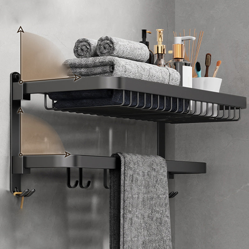 Minimalist black bathroom accessory set paper holder towel bar bathroom hardware set
