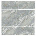 Modern Peel and Stick Splash Guard PVC Rectangular Wallpaper for the Shower