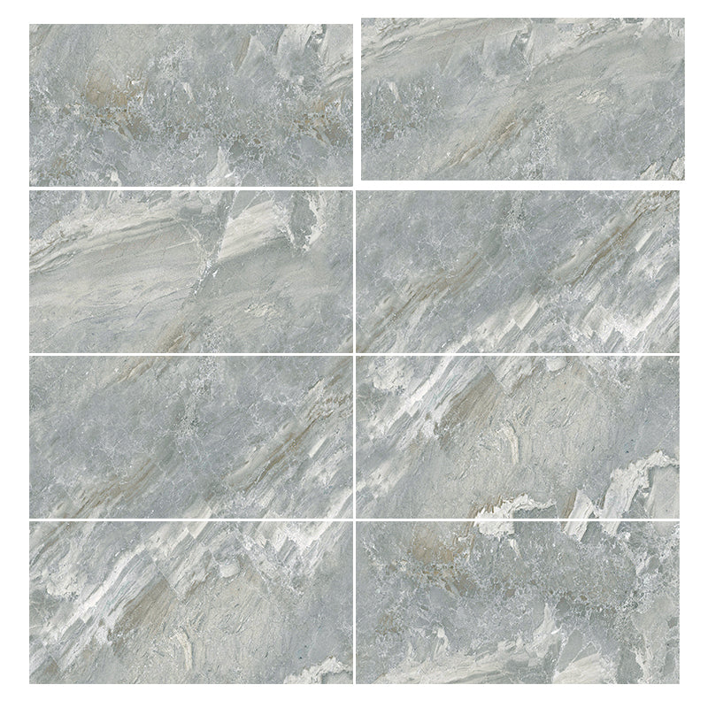 Modern Peel and Stick Splash Guard PVC Rectangular Wallpaper for the Shower