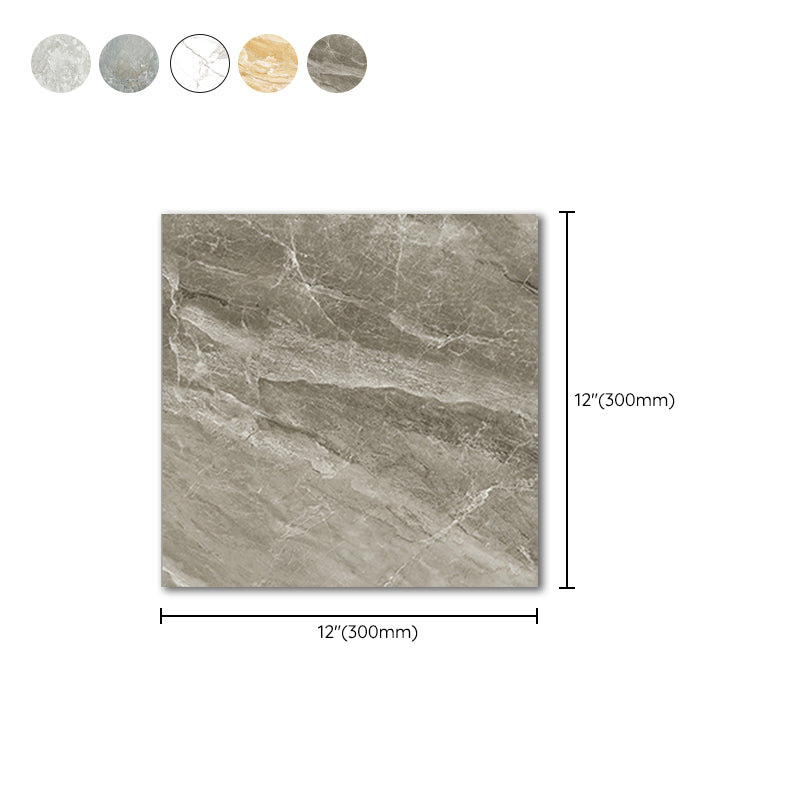 Modern Peel and Stick Splash Guard PVC Rectangular Wallpaper for the Shower