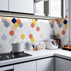 Modern Peel and Stick backsplash tiles plastic wallpaper for kitchen backsplash